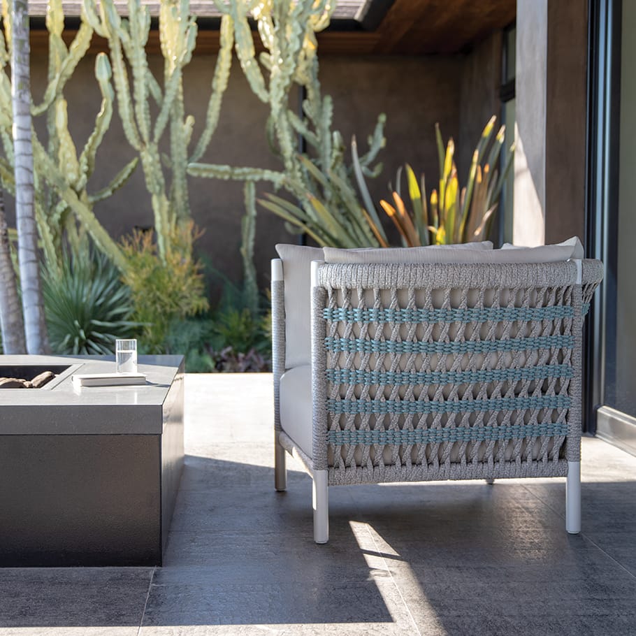 Кресло из морской веревки с подлокотниками JANUS et Cie Anatra ARCH-00073736 - Вид №7