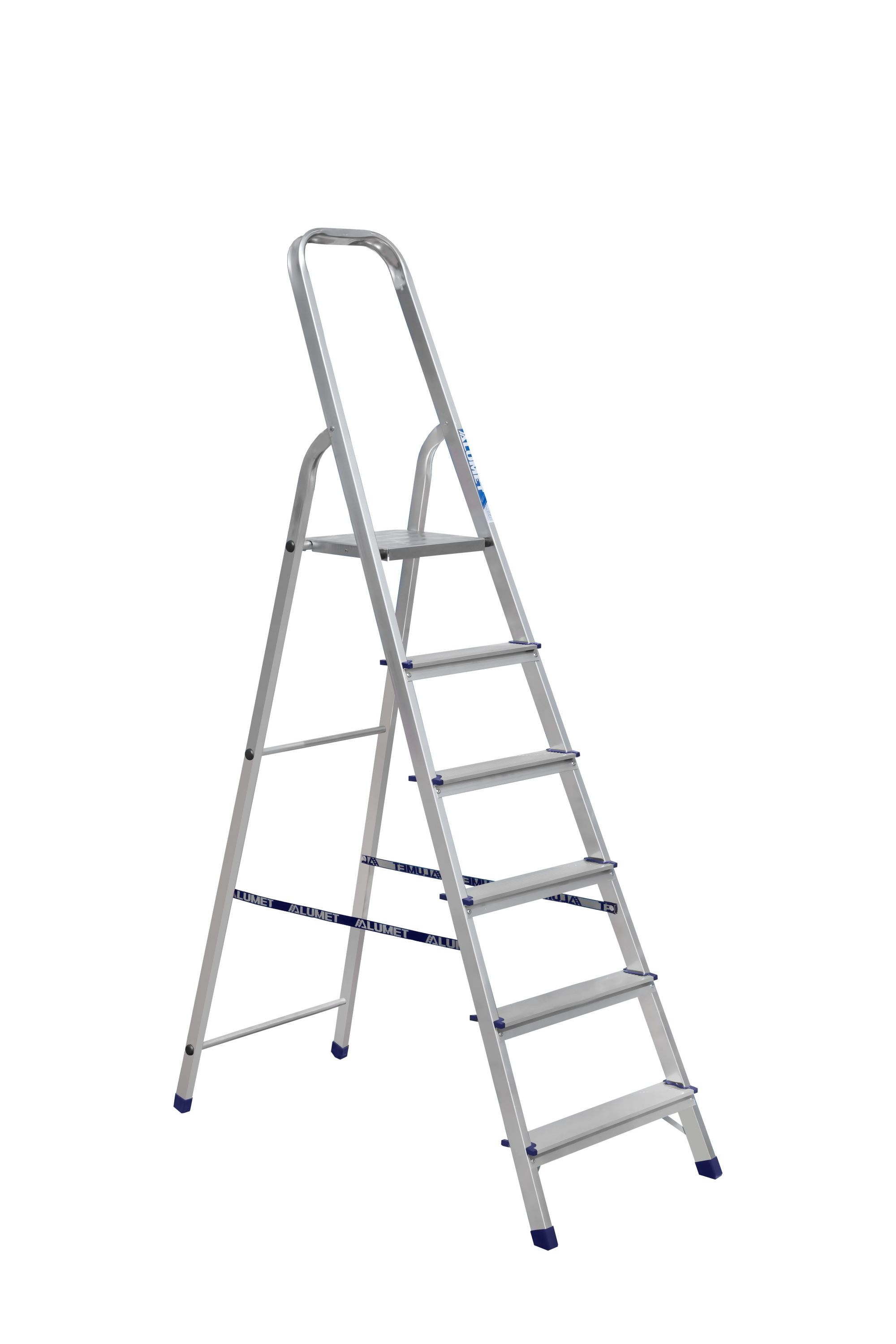 Стремянка алюминиевая 6 ст ALUMET Ам706 - Вид №1