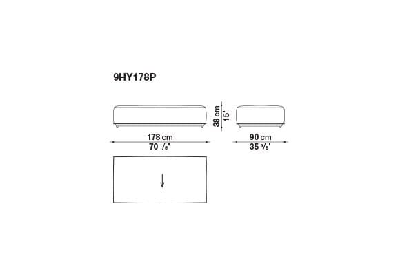 Ткань сад диван B&B Italia Outdoor HYBRID ARCH-00117020 - Вид №31