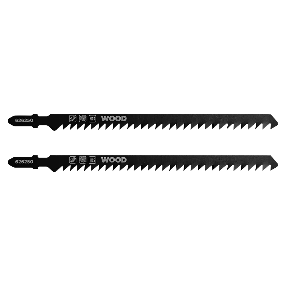 Пилка для электролобзика по дереву и пластику KWB 626250 быстрый рез, 2 шт STLM-2205124