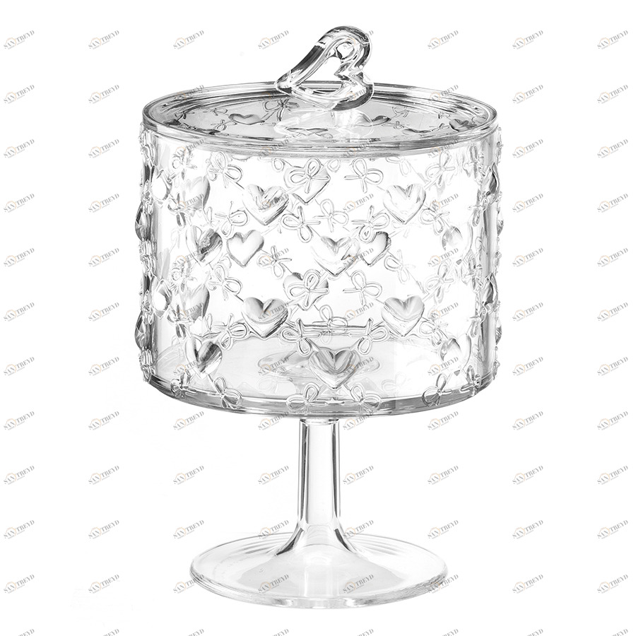 Ваза стеклянная прозрачная для десертов 17 см Love GUZZINI - 00-3870247 Прозрачный 