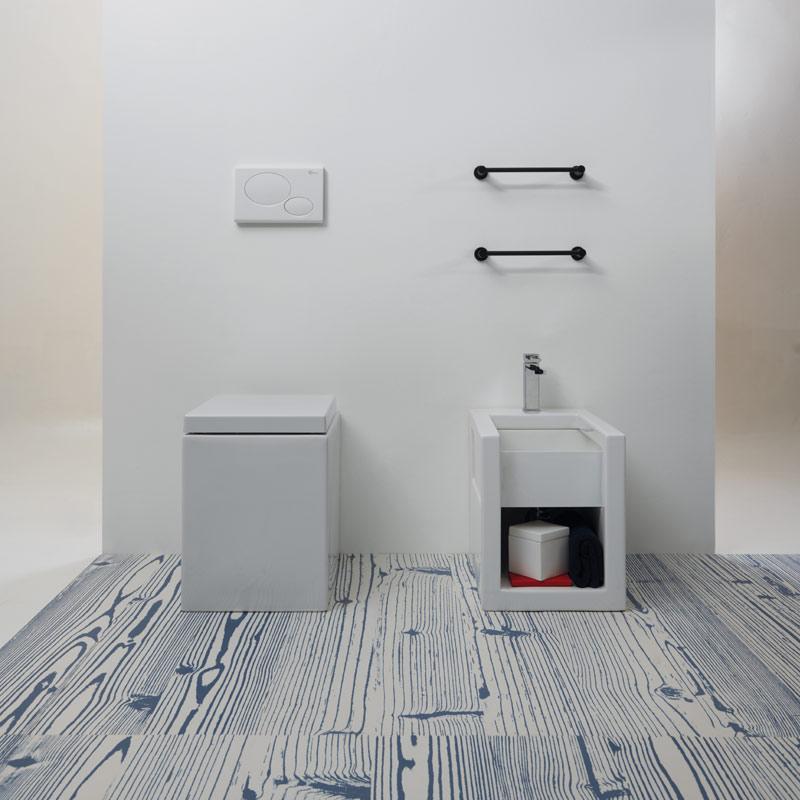 BXBI012 Напольное биде приставное GSG CERAMIC BOX - Вид №2