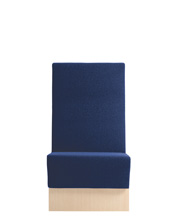 Space 250 h120 Модульная система сидений. Сиденье и спинка мягкие. Ламинат спереди, сбоку и сзади (толщина стороны 2 см). Линейный модуль 80 см. Спинка H 120 см. Et al. Space