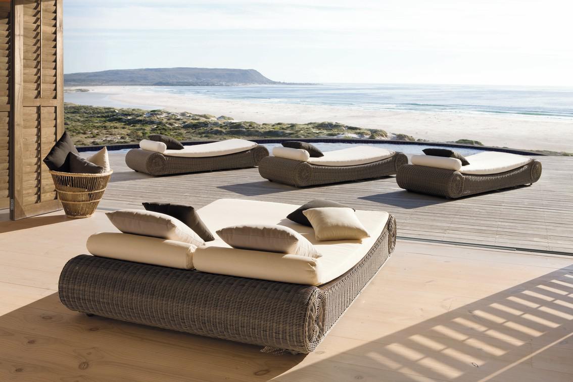 Лежак большой шнур 6мм старый серый Manutti River MNST885 - Вид №2