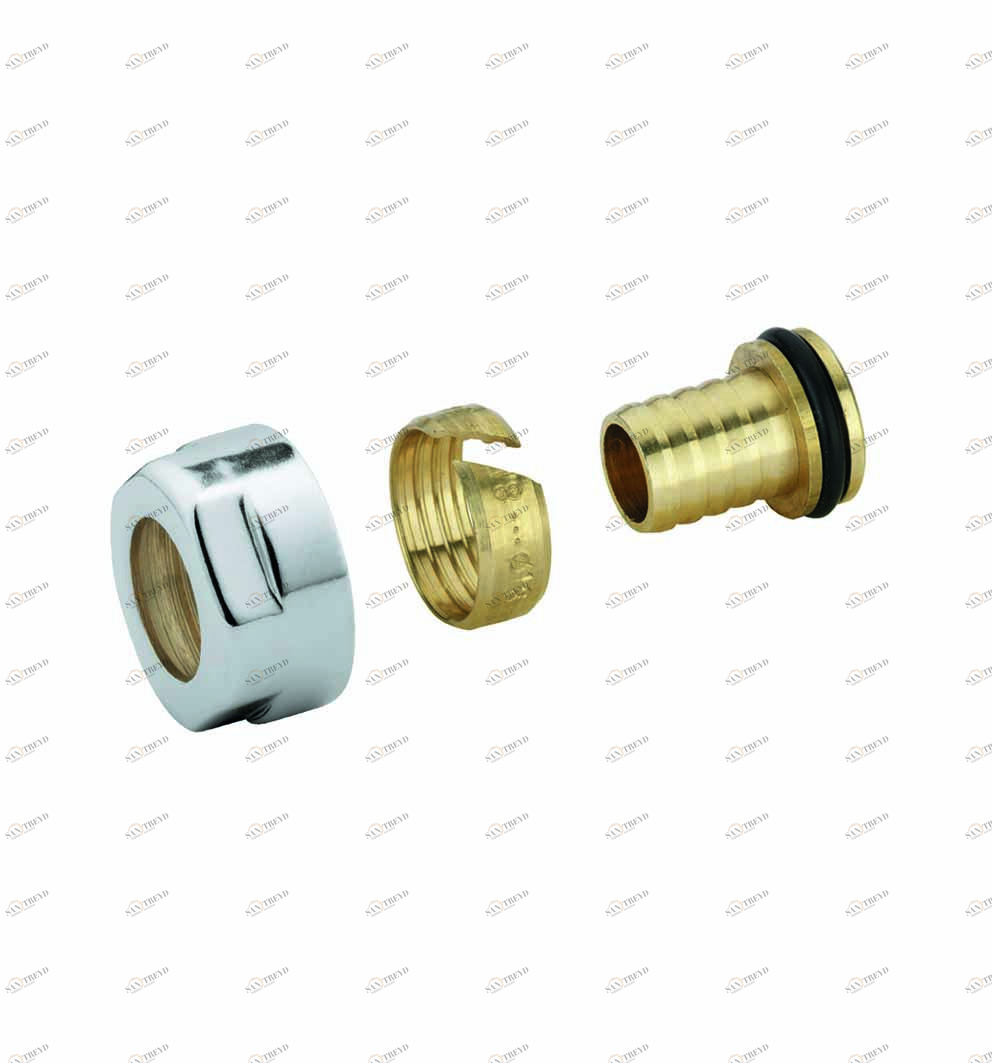 Carlo Poletti A58612H Переходник для многослойной трубы, гайка шестигранная 