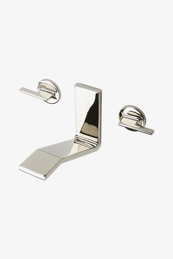 FMLS60 Низкопрофильный настенный смеситель для унитаза с тремя отверстиями для опалубки с металлическими ручками Waterworks Formwork