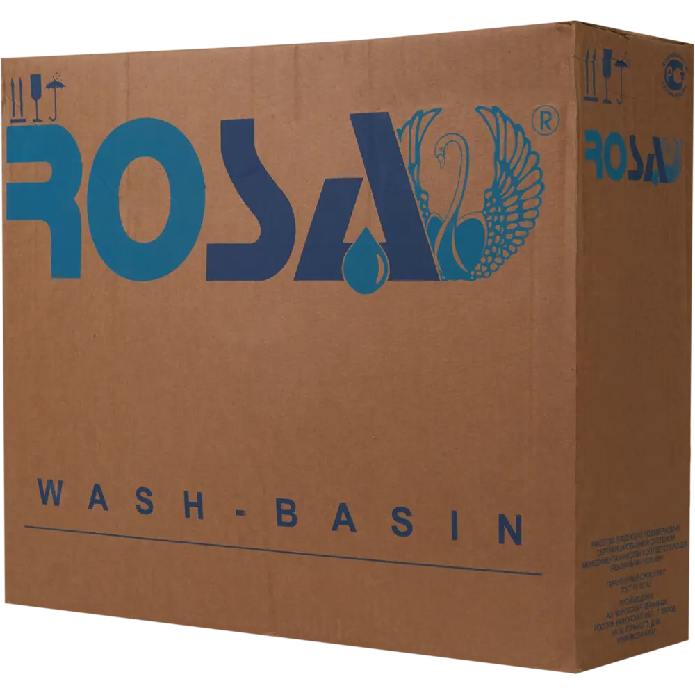 ROSA Элеганс - фарфоровая раковина для ванной 50 см 82127507 STLM-0019947 - Вид №4