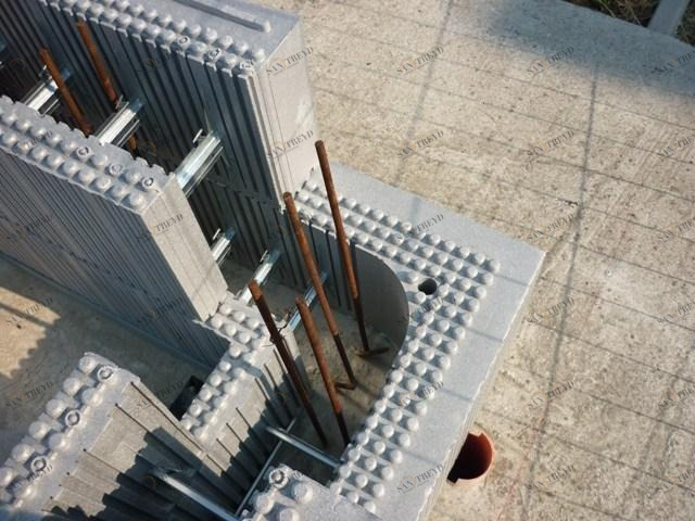 Bioisotherm Изоляционная опалубка остается в неопоре для железобетонных стен sun-id-1452166