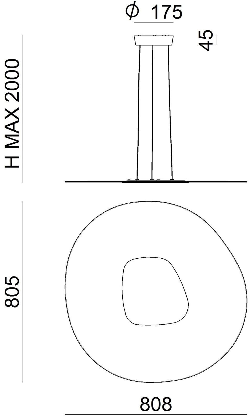 Linea Light Group Подвесной светильник из стекла Antigua sun-id-1461566 - Вид №2