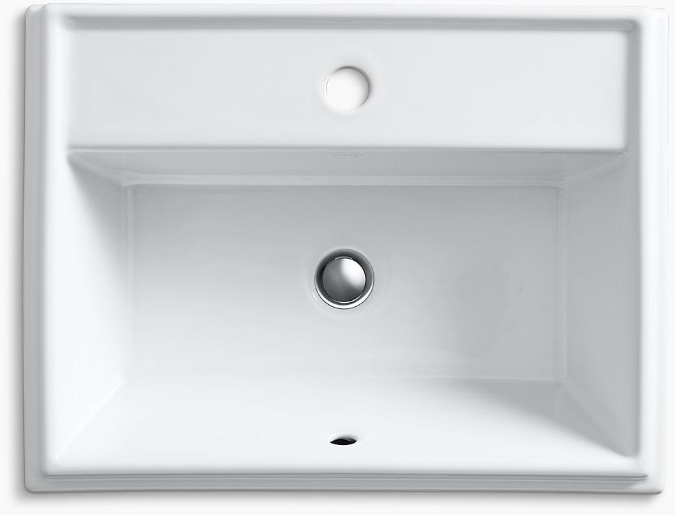 K-2991-1-58 Накладная раковина на столешницу  прямоугольная Kohler  - Вид №2