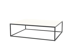 Прямоугольный садовый столик с керамической столешницей