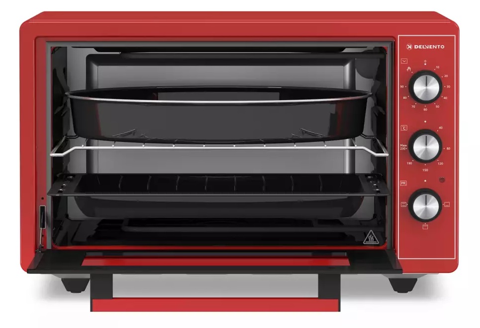 9057881 Мини-печь Delvento D4407 красный STDN-0006604 - Вид №2