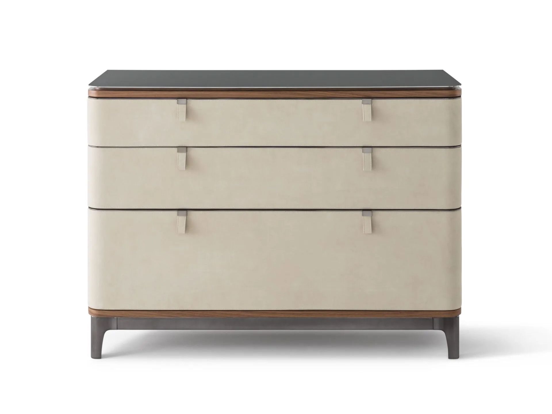 Комод из орехового дерева с кожаной обивкой OAK New York Suite ARCH-00070728