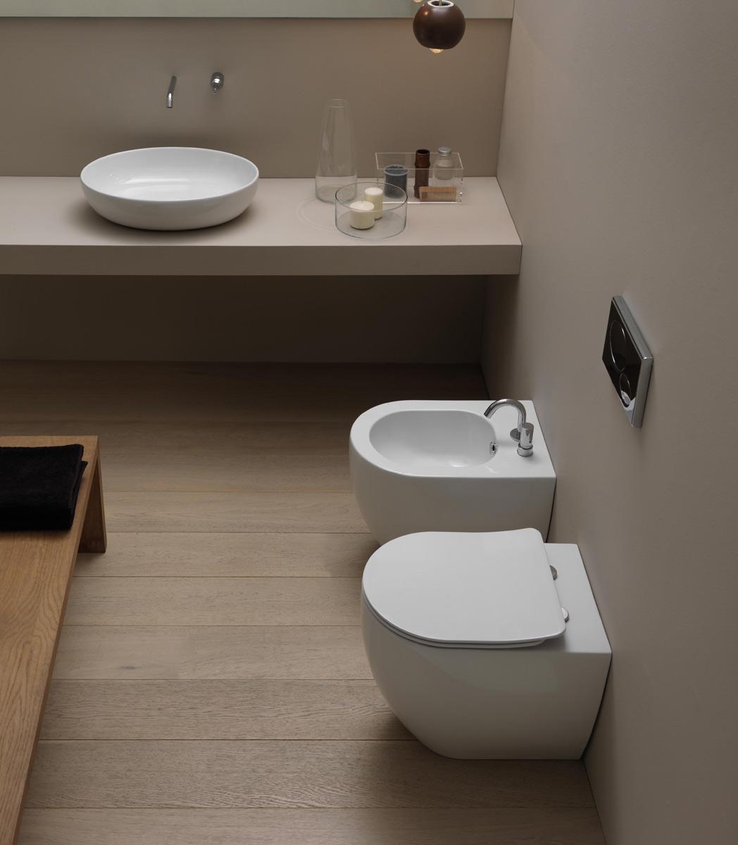 LKBI013 Напольное биде приставное GSG CERAMIC Like - Вид №2