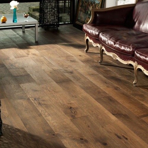 Паркетная доска Coswick Искусство и ремесло Старая Венеция Дуб Рустик (Гладкая) 2100х190 мм 11337921 - Вид №1