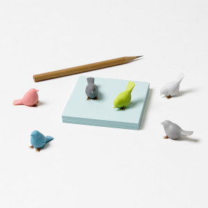 QL10258-PT Магниты на холодильник mini sparrow, 6 шт. Qualy