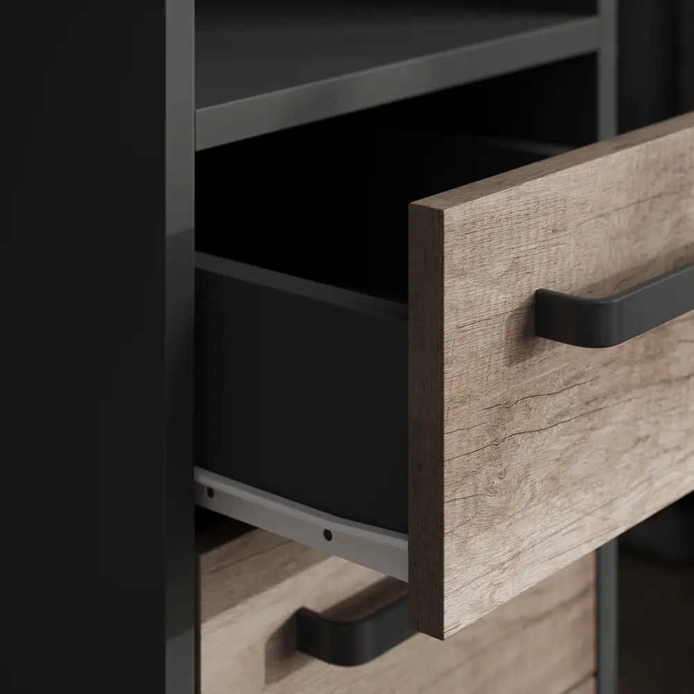 Стол письменный 110x75x50 см ЛДСП цвет графит/дуб каньон Santreyd STLM-2129753 - Вид №9