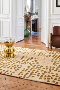 Прямоугольный ковер ручной работы из шерсти