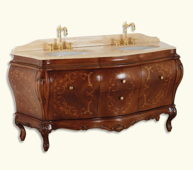 Intarsio-tumba Тумба с двумя раковинами Migliore 