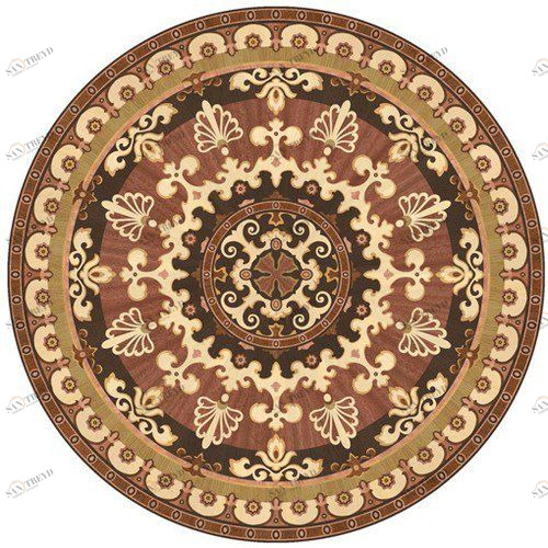 Художественный паркет Da Vinci Розетка 26-122 Дуб Селект (Гладкая) х1000диаметр мм 260090122