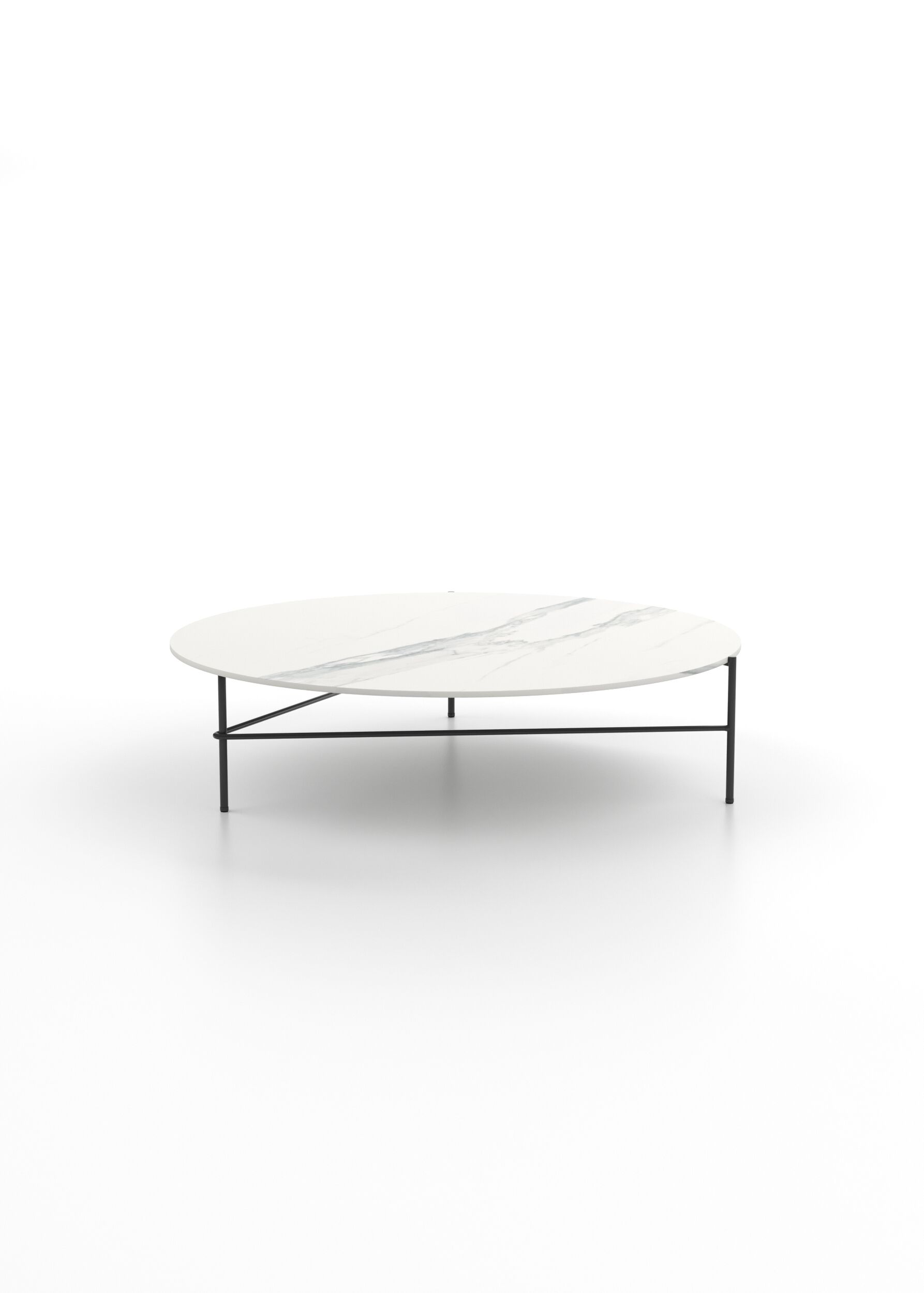 Круглый журнальный столик из Dekton® и стали Omelette Editions DOWNTOWN ARCH-00103354 - Вид №9