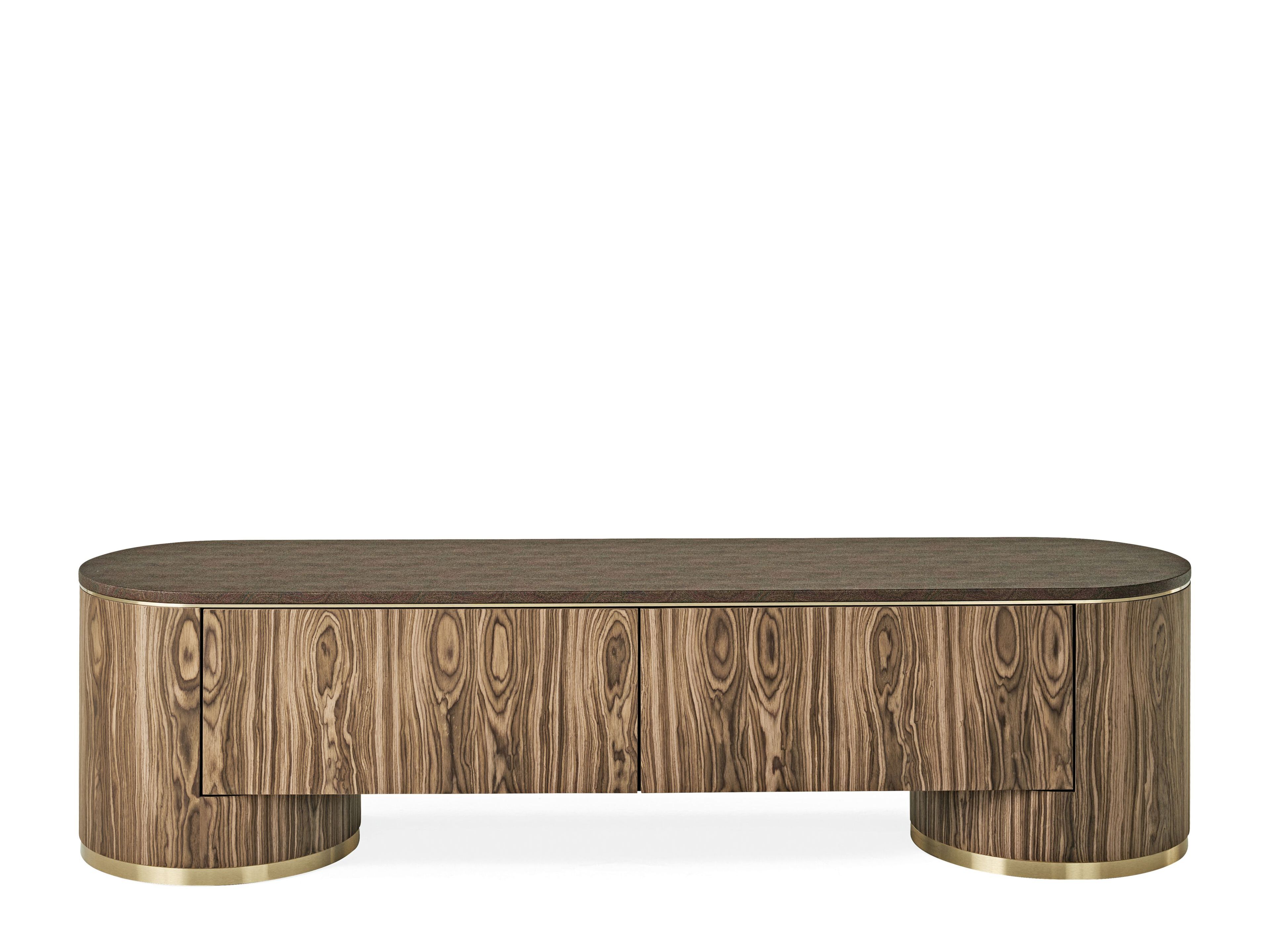 Деревянный шкаф для телевизора с ящиками ETRO Home Interiors Rotunda ARCH-00093425