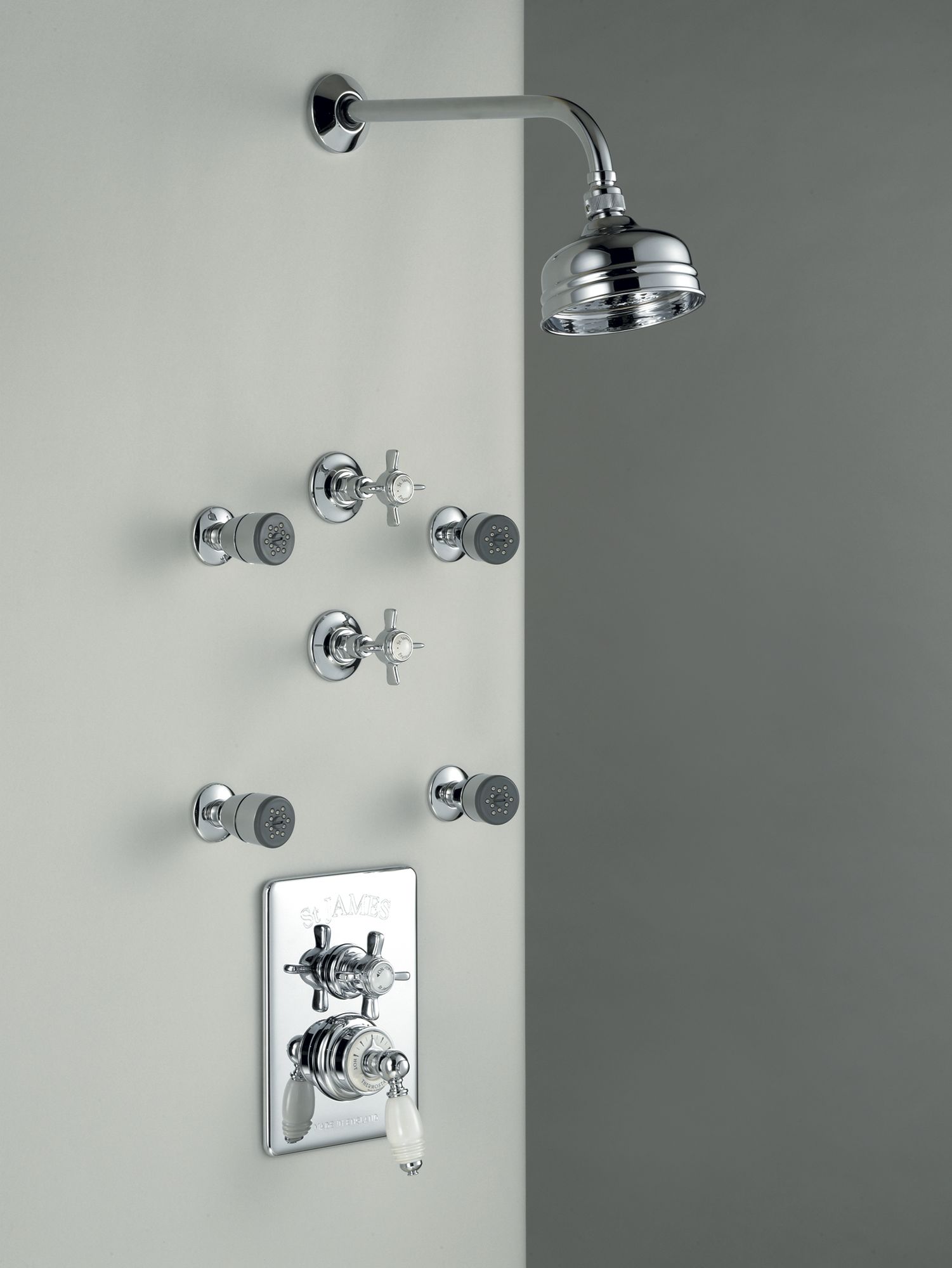 Traditional bathrooms Термостатический смеситель для душа с накладкой Tb760.414variantenoptional  - Вид №2