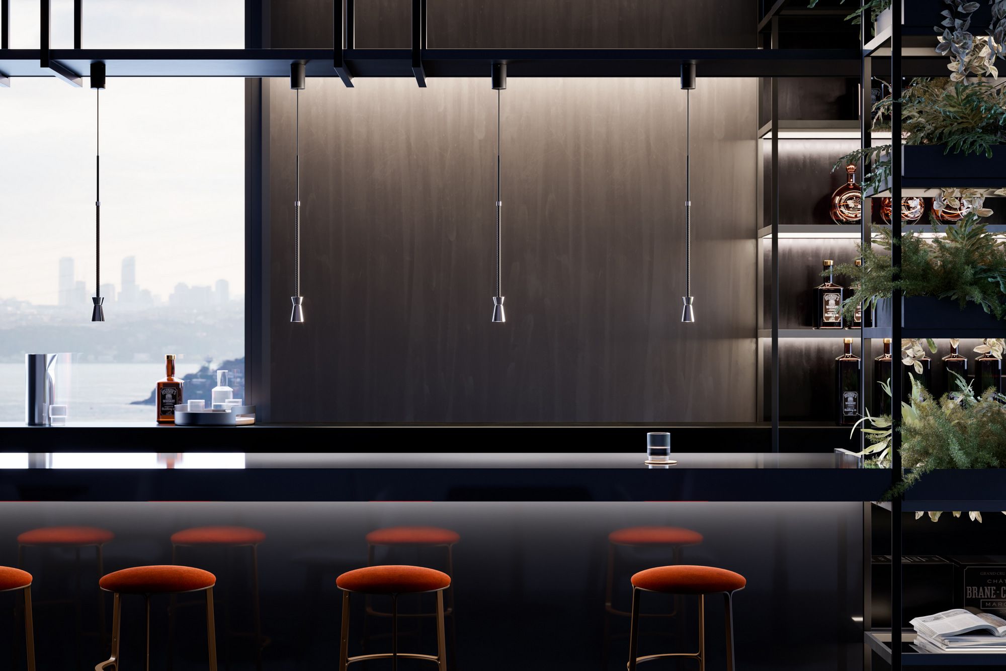 Металлический светодиодный подвесной светильник Contardi G + T ARCH-00068350 - Вид №2