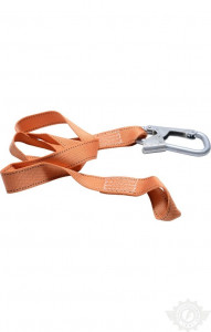 69110 Строп из полиамидной ленты с петлей и карабином КI  Защита от падения  размер (зев 25мм)