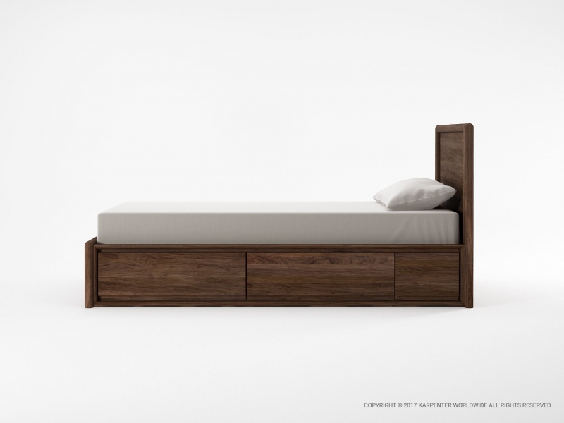 438_858 Кровать односпальная (размер матраса 90х200) Karpenter Circa17 - Вид №2