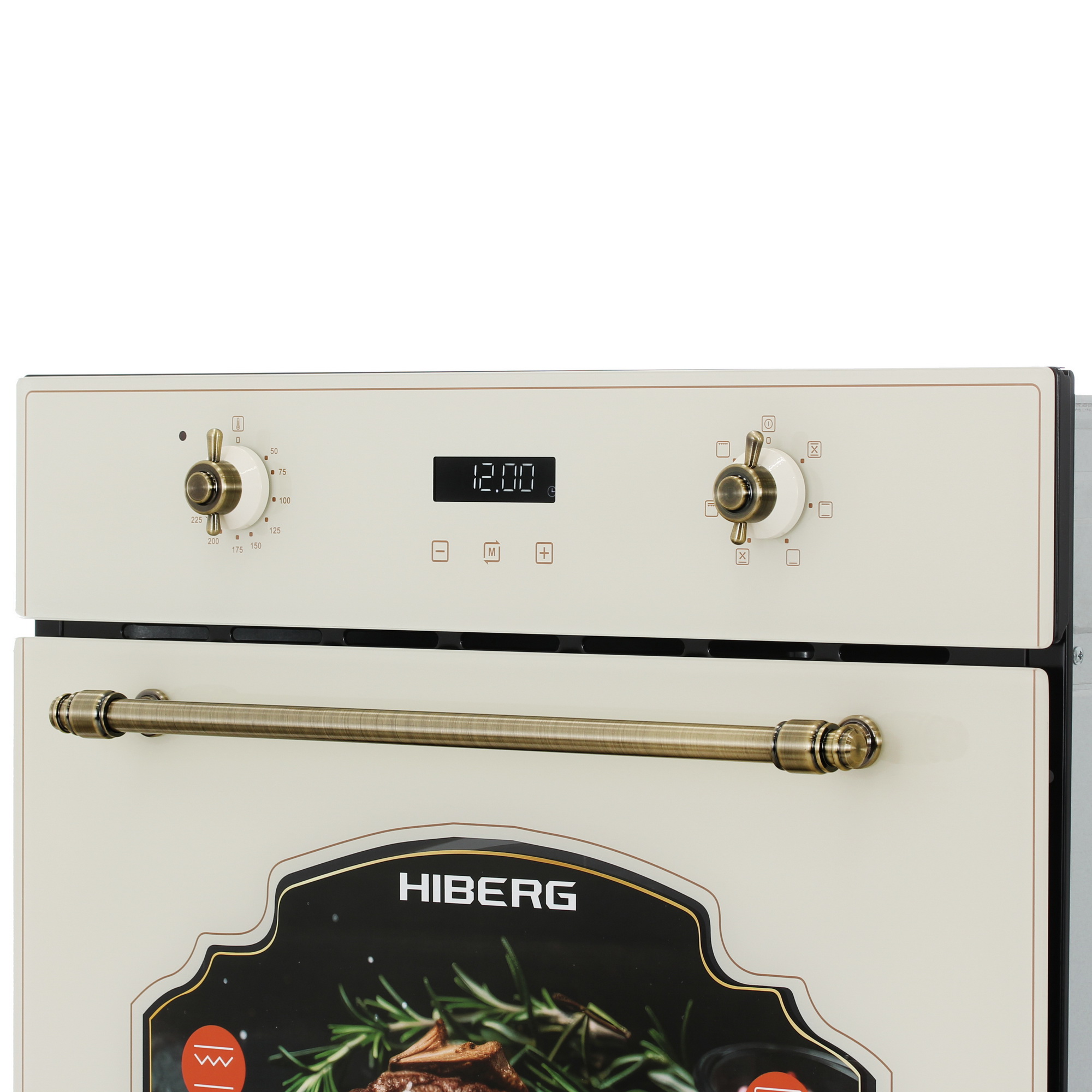 9079290 Электрический духовой шкаф HIBERG VM 6260 RY бежевый STDN-0139541 - Вид №3