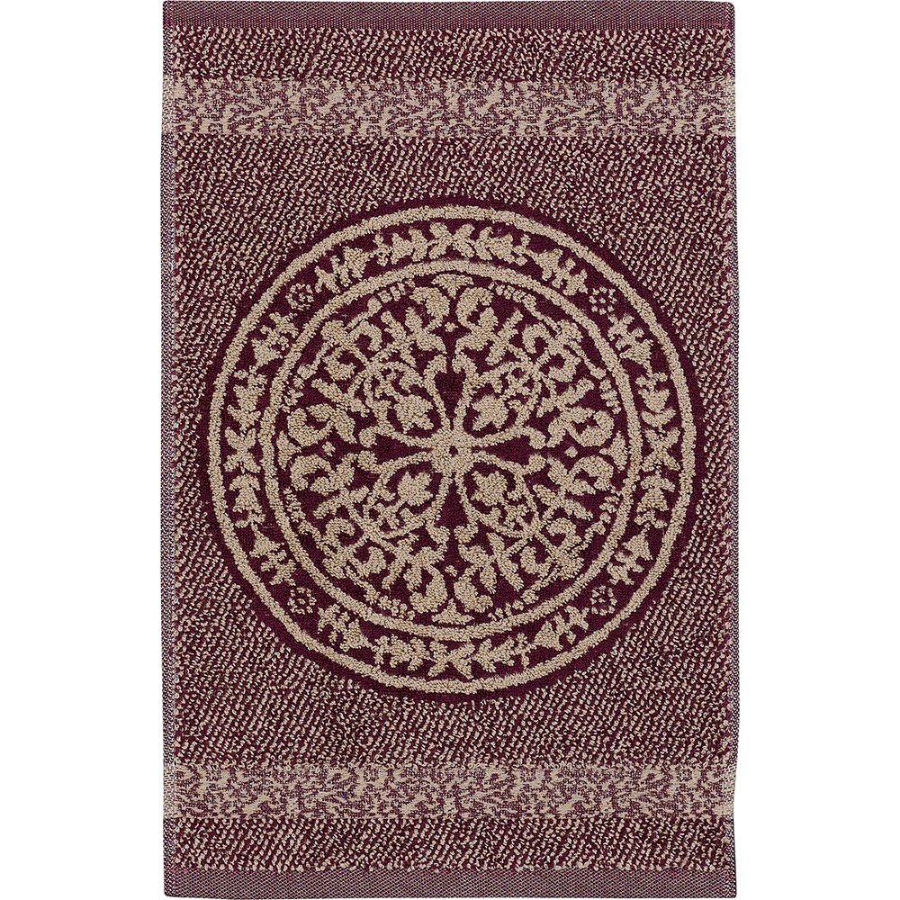 LEI_443_38_50 Полотенце 30/50 сиреневый 80%хлопок 20%лен махра LEITNER Santreyd 