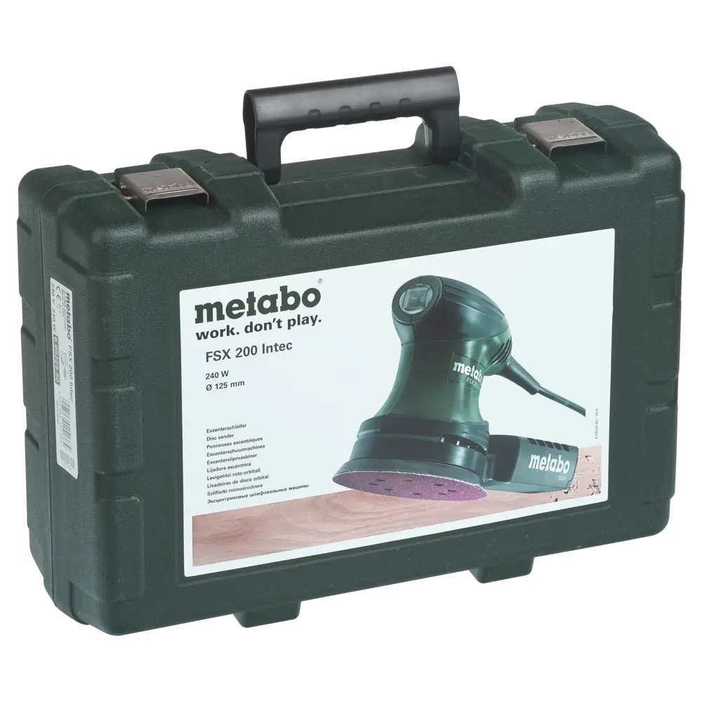 Эксцентриковая шлифмашина сетевая Metabo FSX 200 Intec 609225950, 240 Вт, 125 мм 13673175 STLM-2090233  - Вид №5