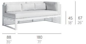 GANDIABLASCO Модульный диван Dna teak sun-id-1362065 - Вид №2