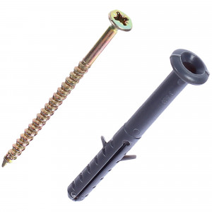 81944654 Дюбель-гвоздь грибовидный 6x60 мм, полипропилен, 10 шт.