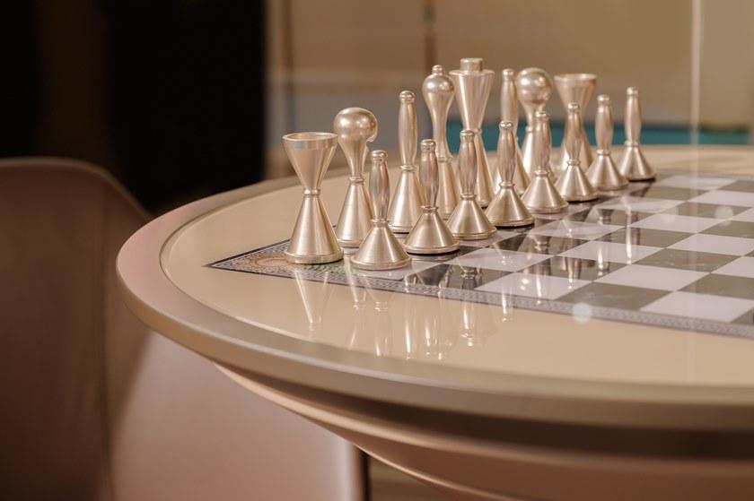 Vismara Design Круглый шахматный стол Luxury entertainment sun-id-1513944 - Вид №4