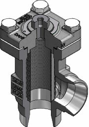 Danfoss FIA SS — корпус фильтра из нержавеющей стали FIA SS 20 D ANG Корпус фильтра 148B5383  - Вид №9
