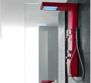 Gruppo Geromin Настенная душевая стойка из стали с душевой лейкой Etoile