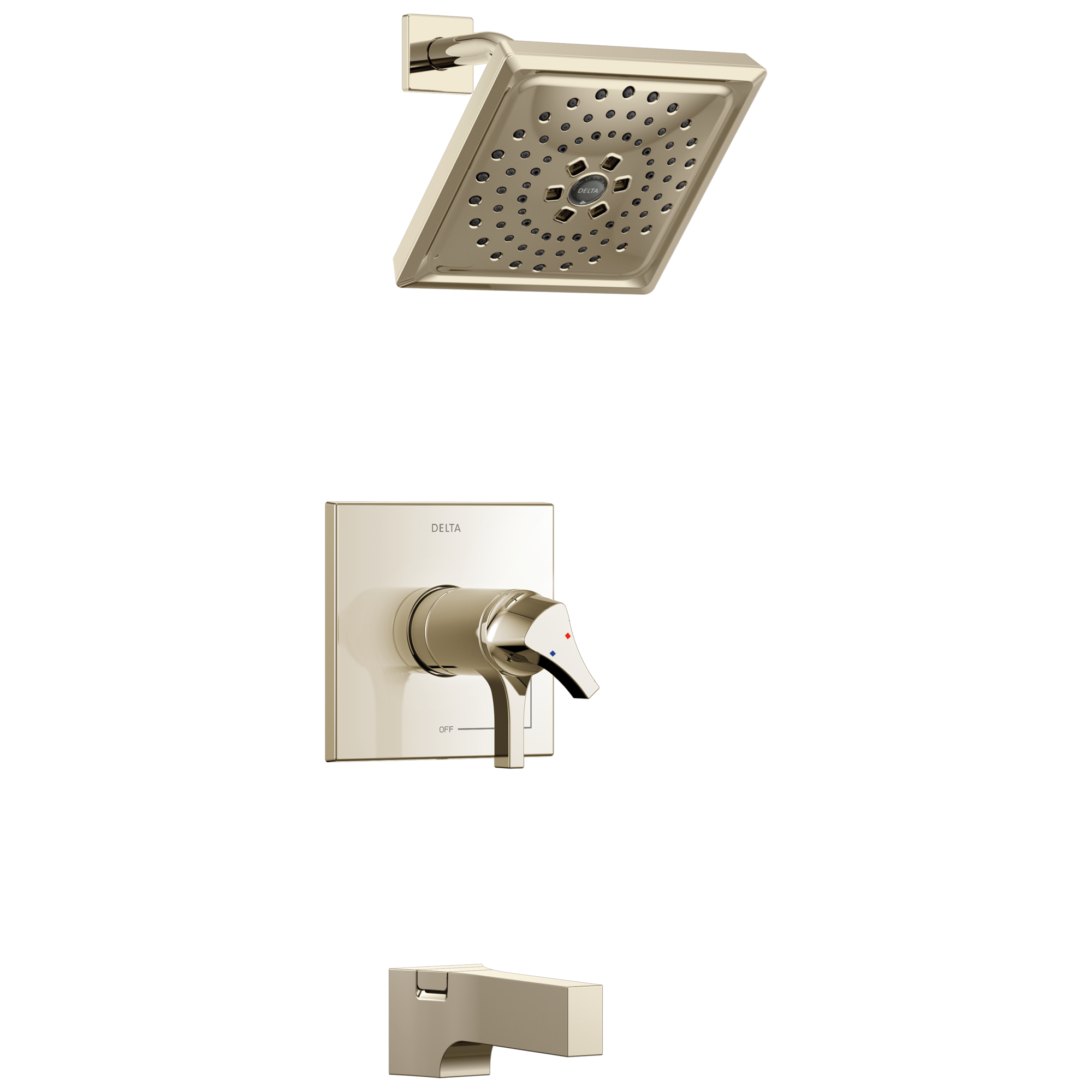 T17T474-PN Для ванны и душа TempAssure® серии 17T Delta Faucet Zura Полированный никель 
