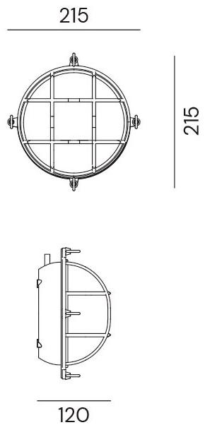 Il Fanale Потолочный светильник в черепаховой оправе из латуни Marina 247.38.oo /247.39.oo - Вид №2