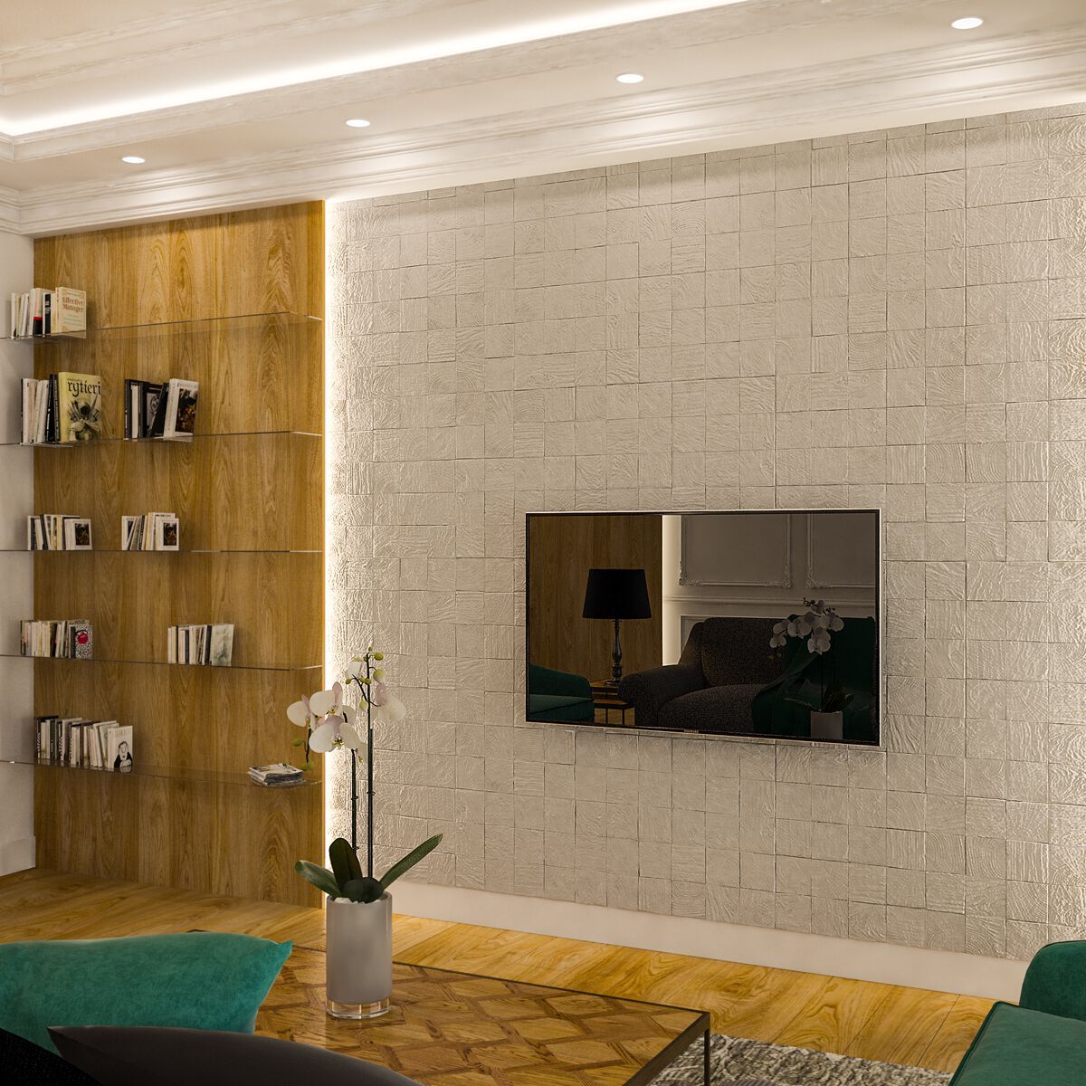 Трехмерное гипсовое покрытие WallDeco E-Nature ARCH-00038576 - Вид №1