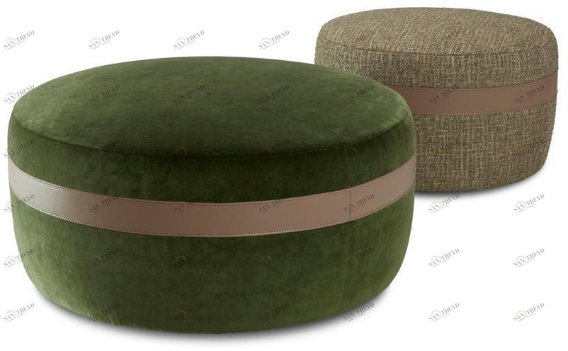 JORI Круглый пуф из ткани sun-id-1349602