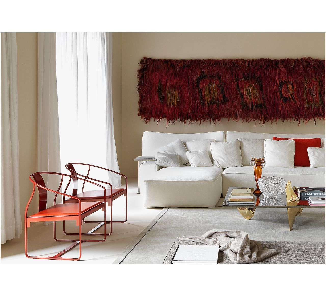 Стальной стул с порошковым покрытием с подлокотниками Driade Mingx ARCH-00126557 - Вид №5