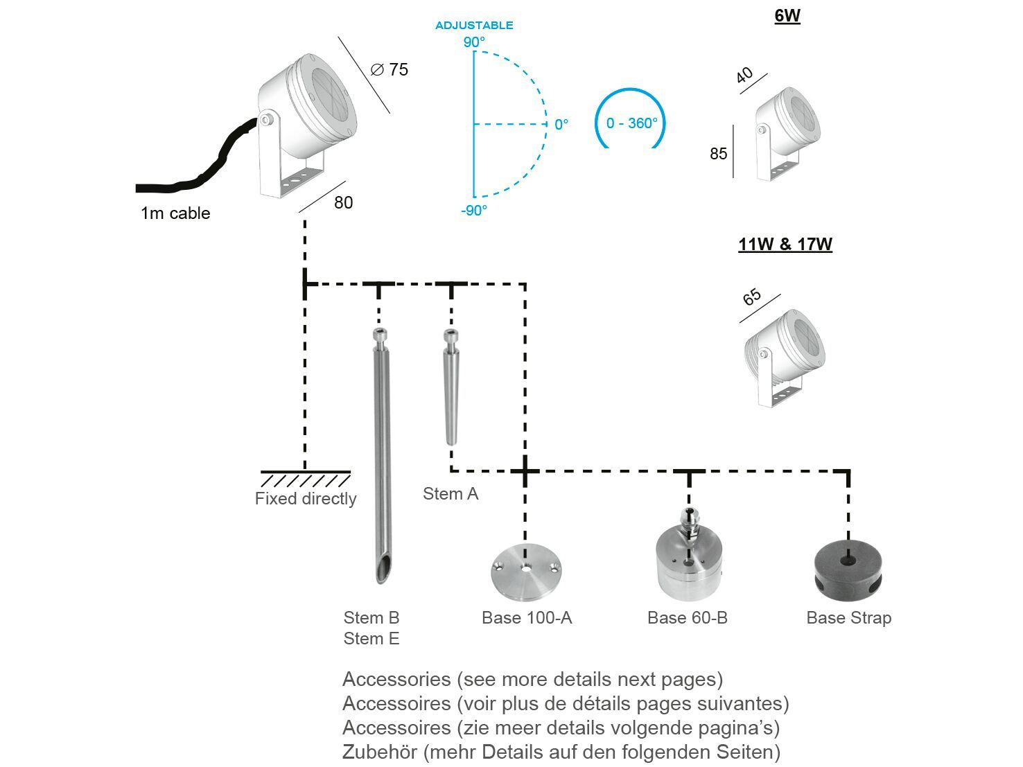 Наружный прожектор / алюминиевая погружная лампа BEL-LIGHTING Saturn ARCH-00041813 - Вид №2