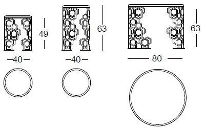Longhi Круглый журнальный столик из зеркального стекла Loveluxe 2013 – nobles collection Y 711 - Вид №3