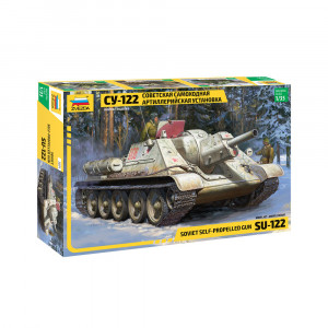 3691 Модель сборная Советская самоходная артиллерийская установка СУ-122 1/35 ZVEZDA