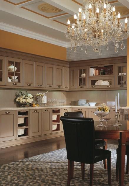 Aster Cucine Линейная модульная кухня с ручками Opera sun-id-1468780 - Вид №1