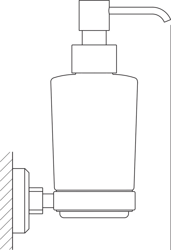 9933A Держатель с дозатором жидкого мыла ARTWELLE Hagel - Вид №1
