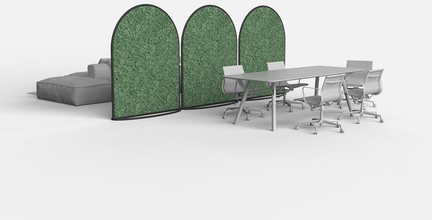 GREEN MOOD Звукопоглощающая перегородка для офиса G-line sun-id-1424614 - Вид №24