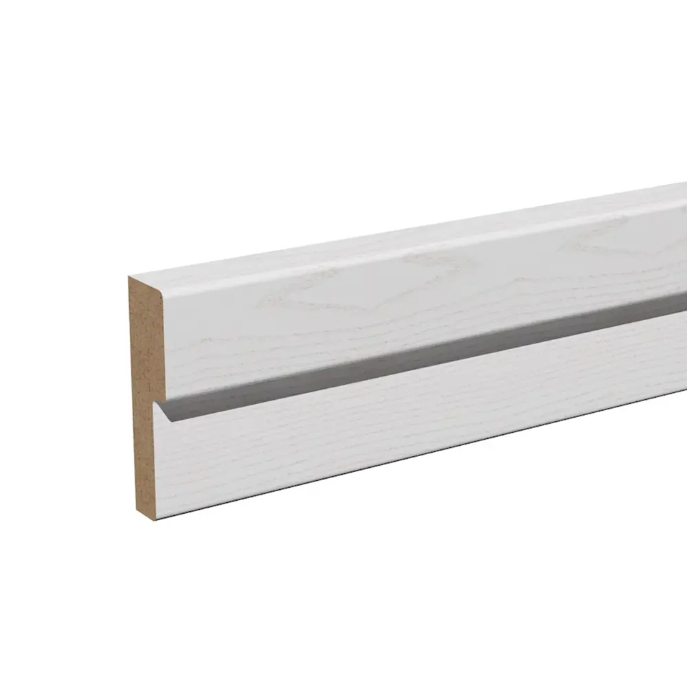 Дверная коробка 2070х70x29 мм ПВХ ламинация цвет ясень белый КРОНОПРОФИЛЬ STLM-2163956